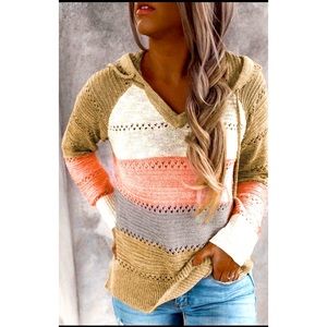 Multicolor 🌸knitted hoodie🌸